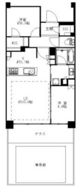 ブリリア弦巻 1階 間取り図