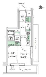 スタイリオ三軒茶屋 603 間取り図