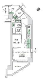 スタイリオ三軒茶屋 204 間取り図