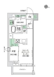 スタイリオ三軒茶屋 201 間取り図