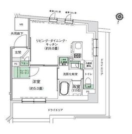 スタイリオ三軒茶屋 205 間取り図