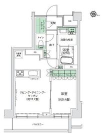 スタイリオ三軒茶屋 403 間取り図