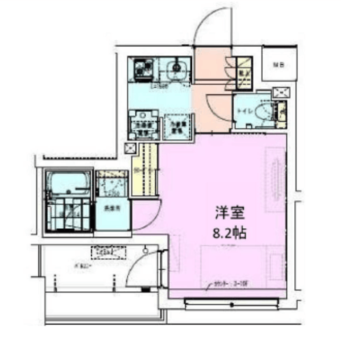 門前仲町レジデンス六番館 204 間取り図
