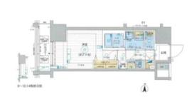 エステムプラザ東京ライズ 14階 間取り図