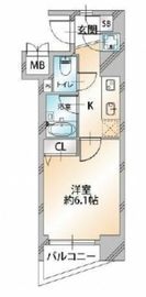 パレステュディオ渋谷ウエスト 6階 間取り図