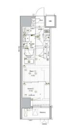 PREMIUM CUBE G 後楽園 (プレミアムキューブジー後楽園) 2階 間取り図