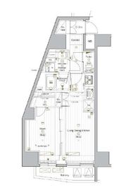 PREMIUM CUBE G 後楽園 (プレミアムキューブジー後楽園) 11階 間取り図