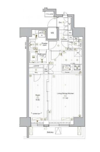 PREMIUM CUBE G 後楽園 (プレミアムキューブジー後楽園) 15階 間取り図