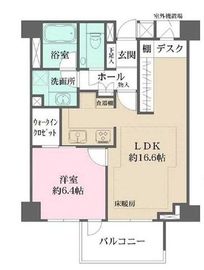 ディアナコート高輪アコルド 4階 間取り図