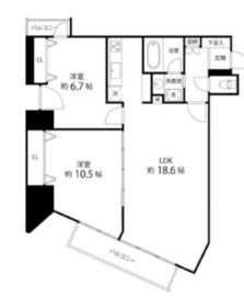 ザイマックス岩本町レジデンス 905 間取り図