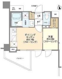 ピアース代々木上原 6階 間取り図