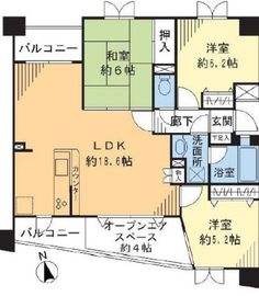 グランシティ東陽町Ⅱ 3階 間取り図