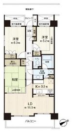 パセオTOKYOイースト 11階 間取り図