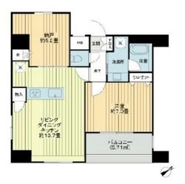 ベルファース水天宮前 12階 間取り図