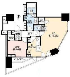 プラウドタワー東池袋ステーションアリーナ 31階 間取り図