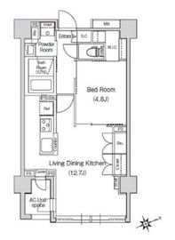 スタイリオ元住吉2 209 間取り図