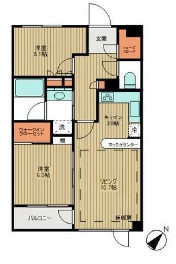 ファミール日本橋浜町グランスイート 4階 間取り図