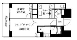 パークコート渋谷ザタワー 9階 間取り図