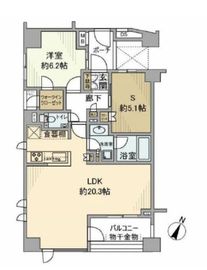 アールブラン田園調布 2階 間取り図