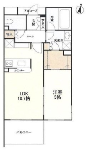 ガーデンヴィラ三軒茶屋 3階 間取り図
