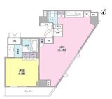 ステイレジデンス西新宿 1203 間取り図