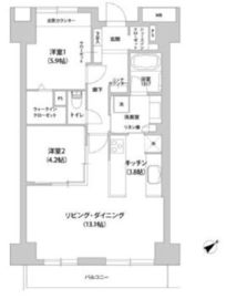アウルコート南池袋 902 間取り図