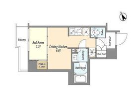 アジュールテラス門前仲町 208 間取り図