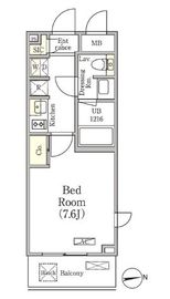 グランパーク方南町レジデンス 205 間取り図