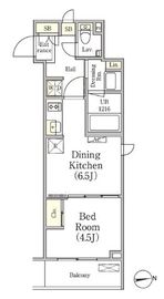 グランパーク方南町レジデンス 207 間取り図