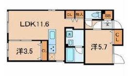 LAPiS西小山 (ラピス西小山) 401 間取り図