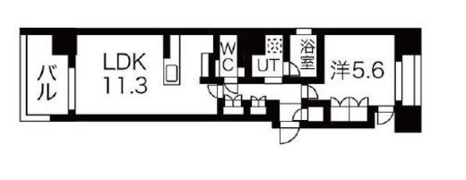 シーズンフラッツ押上サウス 903 間取り図