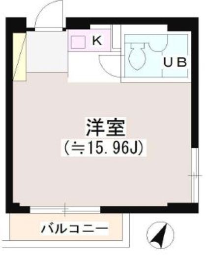 パーク・ノヴァ渋谷 5階 間取り図