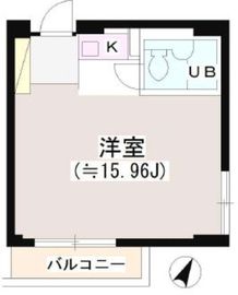 パーク・ノヴァ渋谷 5階 間取り図