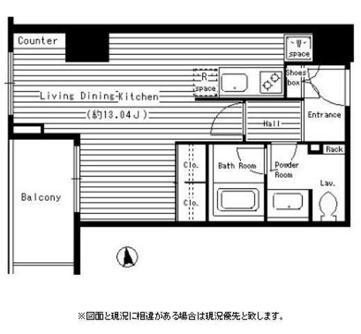 レガーロ西早稲田 206 間取り図