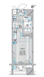 シティインデックス池袋 3階 間取り図