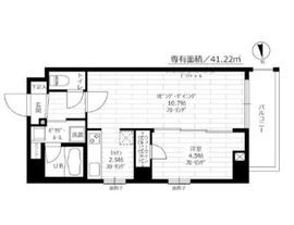 ステージグランデ神楽坂 2階 間取り図