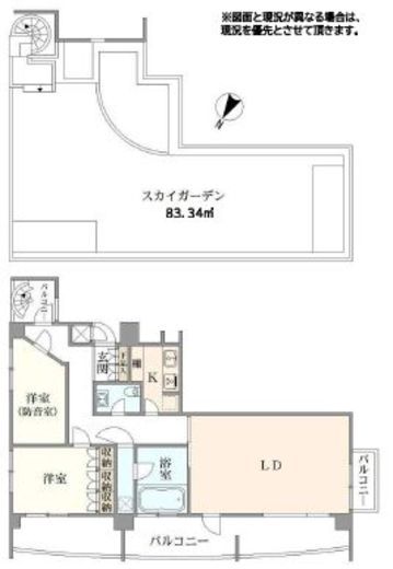 エクレール外苑西 10階 間取り図
