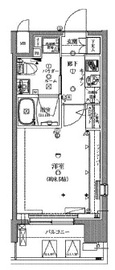 クレイシア芝浦ウォーターフロント 6階 間取り図