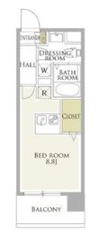 GROUNDEUX KAMEIDO (グランデュクス亀戸) 605 間取り図