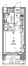 クレイシア芝浦ウォーターフロント 9階 間取り図