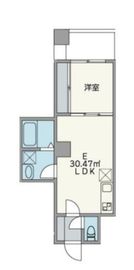 JU TOWER FRONT両国 (ジェーユータワーフロント両国) 205 間取り図