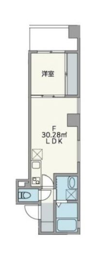 JU TOWER FRONT両国 (ジェーユータワーフロント両国) 306 間取り図