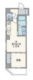 JU TOWER FRONT両国 (ジェーユータワーフロント両国) 401 間取り図