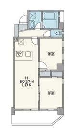JU TOWER FRONT両国 (ジェーユータワーフロント両国) 602 間取り図