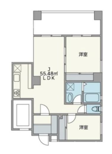 JU TOWER FRONT両国 (ジェーユータワーフロント両国) 704 間取り図