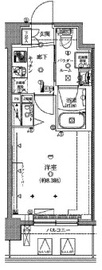 クレイシア芝浦ウォーターフロント 3階 間取り図