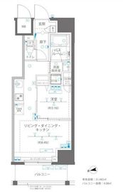 ZOOM浅草WEST 9階 間取り図