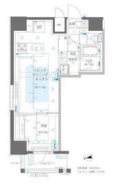 ZOOM浅草WEST 9階 間取り図