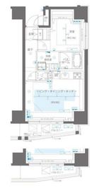 ZOOM浅草WEST 11階 間取り図