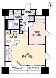 パレ・ソレイユ東京日本橋 4階 間取り図